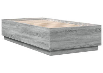 Rama łóżka z LED szary dąb sonoma 75x190 cm WM-3209672