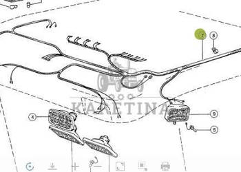 Claas Lexion 460 Wiązka Kabli Oświetlenia Kabiny 0000138210 00 0013 821 0