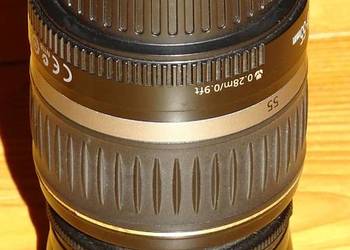 Canon EF-S 18-55 mm f/3.5-5.6 II USM 0,28m stan bardzo dobry