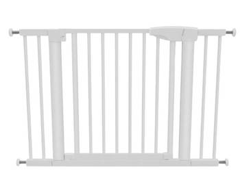 Furtka Bramka Barierka Rozporowa Zabezpieczająca - Biała