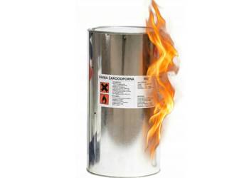 farba KOMINKOWA lakier ŻAROODPORNA 5L trwała