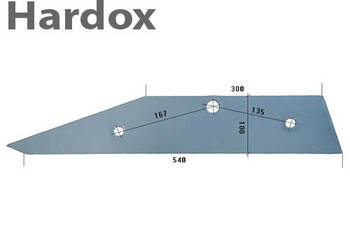 Płoza krótka HARDOX 21416/P części do pługa NIEMEYER