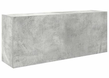 Wisząca szafka łazienkowa szarość betonu 100x25x40 cm WM-860106