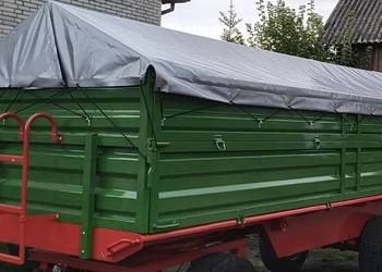 Plandeka na przyczepe rolnicza max Dlugosc zabudowy 460Cm