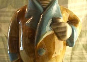 ŚPIOCH porcelan figurka karafka Zagórski Syn K-ce sygno '60