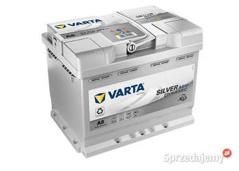 Akumulator Varta AGM A8 60Ah/680A Włocławek ul. Kaliska 61