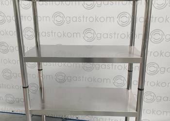 Regał ze stali nierdzewnej 100x49x180