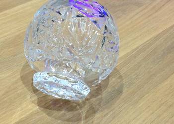 Wazon Wazonik Kryształowy Kula Vintage