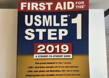 New USMLE step 1 First aid book USMLE krok 1 Pierwsza pomoc Książka naukowa New USMLE step 1 First aid book USMLE krok 1 Pierwsza pomoc Książka naukowa