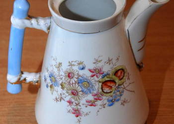 Duży Porcelanowy Dzbanek do kawy Śląsk biedermeier