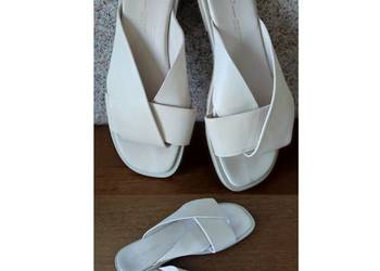 L37 sandały Victory wsuwane klapki ze skóry skórkowe skórzane