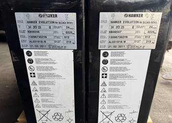 2 szt Bateria Akumulator trakcyjny Hawker Evolution 24V 3PZV 225 Ah 215 kg