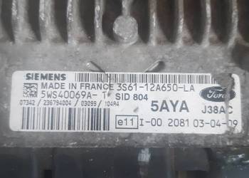 Komputer sterownik ford Fiesta mk6 fusion5WS40069A-T