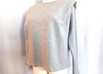 Bluza szara Szerokie Ramiona r. 38 damska Pieces NOWA