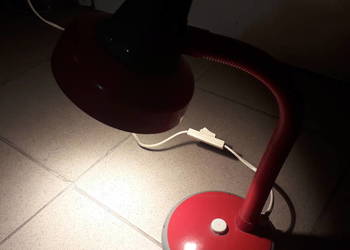 Vintage lampa biurkowa mid-century modern Aluminor Francja