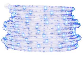 Wąż świetlny, 1200 LED, zimna biel, 50 m, PVC（343313）