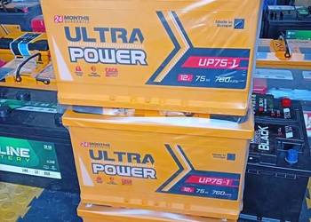 Akumulator ULTRA POWER  12V 75Ah 760A Sklep Marco Siedlce