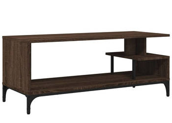 Szafka RTV brązowy dąb 102x40x41 cm materiał drewnopochodny WM-842415