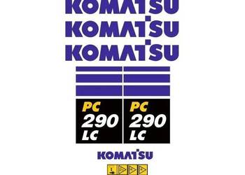 Naklejki oklejenie naklejka - KOMATSU PC290LC Zamiennik