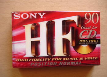 Kaseta magnetofonowa SONY HF C90