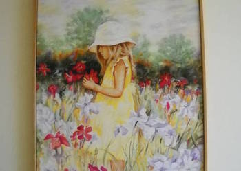 Obraz pt."Dziewczynka" 80x60 cm