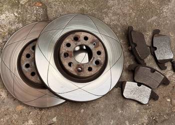 Power Disc, tarcze nacinane 312 klocki TRW, Audi A3, Q3, TT