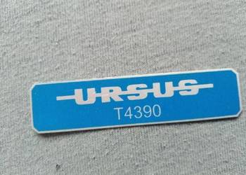 Ursus silnik T4390 oryginalna tabliczka silnika