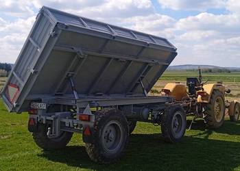 Przyczepa wywrotka rolnicza zarejestrowana autosan d732 d47 4 tony d35 kacz