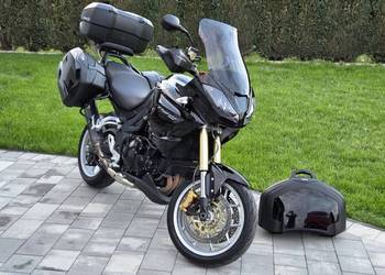 Triumph Tiger 1050 2009 3 oryginalne kufry motocykl turystyczny grzane ADV