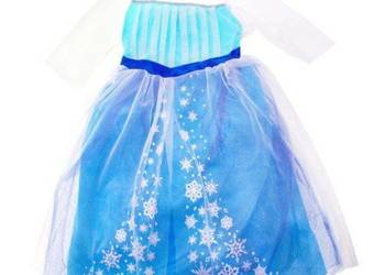 Frozen Lodowa SUKIENKA dla Elsy 3-4L OD0056