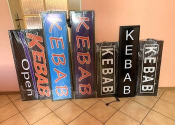 Reklama Led Kebab Gotowa do wysyłki Nowa