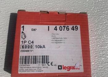 Legrand - 407649 - DX3 1P C4 6000A-10KA