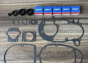 NOWY KOMPLET ŁOŻYSKA SKF USZCZELNIACZE USZCZELKI KOMAR S38