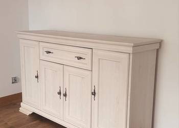 Komoda Biała Drewno . Masywna . 160cm