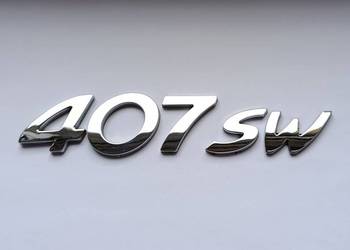 Napis emblemat Peugeot 407 sw 04-11r