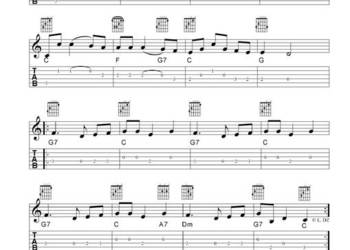Kolędy na gitarę - nuty, tabulatura, słowa, akordy, nowe