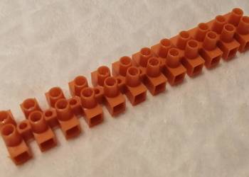 Złączka, listwa zaciskowa, 12-torowa, pomarańczowa, 8mm2, 10A, 380V