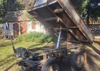 Przyczepka Multicar wywrotka 3stronny kiper hydrauliczny minitraktorek