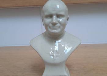 Porcelanowe popiersie Jana Pawła II