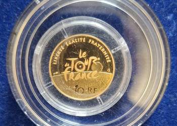 Złota Moneta Kolekcjonerska 10 Euro Francja 2003.