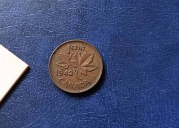 Stare monety 1 cent 1942 Kanada