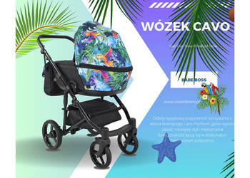 Wózek Dziecięcy Cavo 2w1 Adaptery Maxi Cosi Cybex Xlander