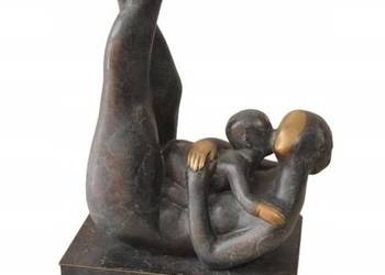 FIGURA Z BRĄZU - ABSTRAKCJA - Matka z Dzieckiem - Prezent
