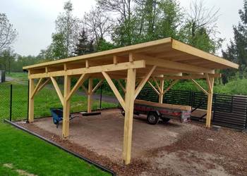 WIATA JEDNOSPADOWA 5.9x6.2m Producent! (każdy wymiar) Drewno KVH