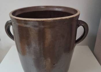 Duży Garnek kamionkowy PRL 7 litrów Bochnia stan bdb PRL