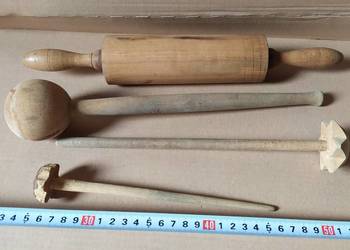 356. DREWNIANE przyrządy kuchenne mix PRL RETRO Stylówka