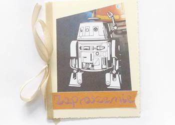 robot zaproszenie dla chłopca, star wars zaproszenie dla chłopaka na imprez