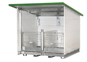 Flex 2L hybrydowy domek dla cieląt budka dla cieląt iglo CalfOTel