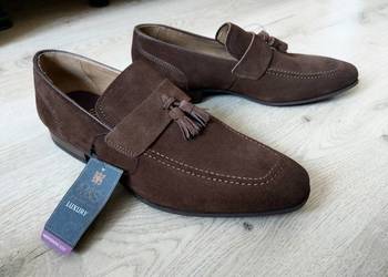 M&S LUXURY Collecction, Mokasyny skóra, 41 (40,5)
