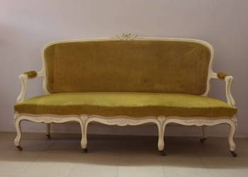Sofa-kanapa Ludwik XV, schabby chic